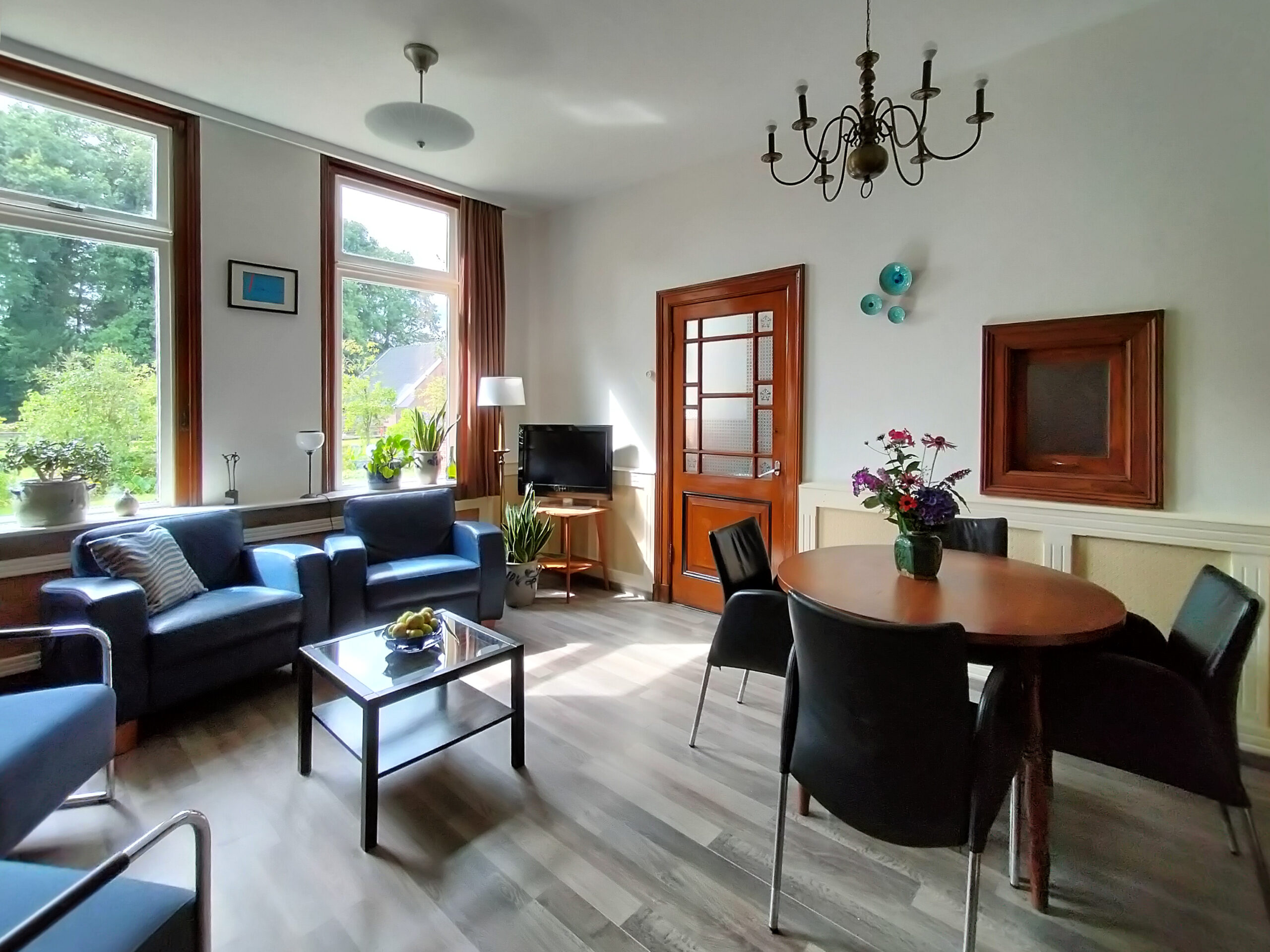 Woonkamer in vakantiehuis Echterhoes